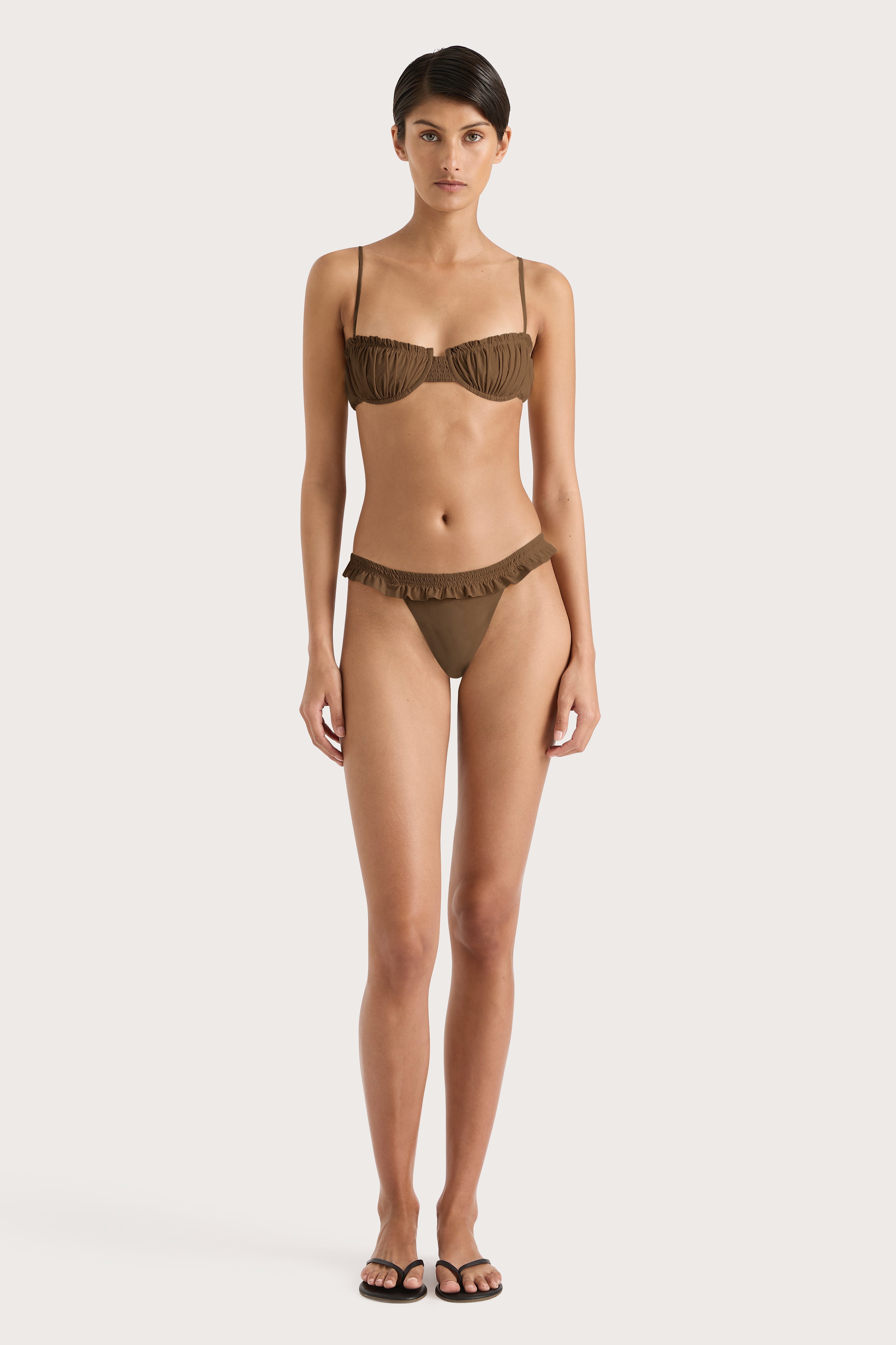 Haut de bikini Esterel argile - Vente finale